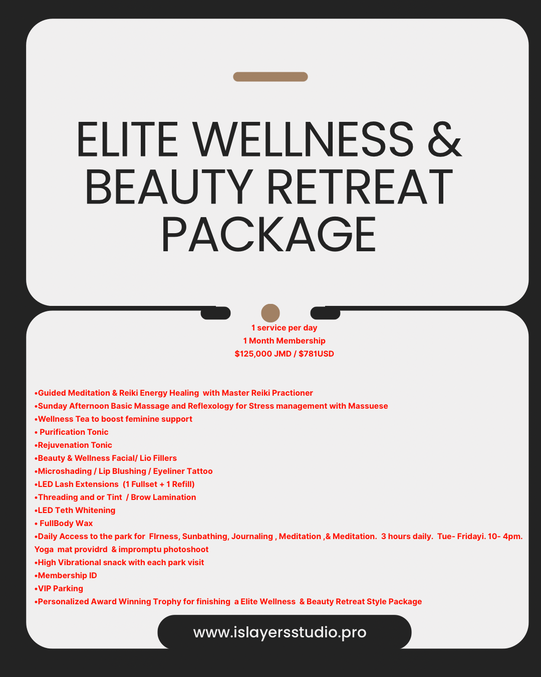 Wellness & Beauty Retreat Packages