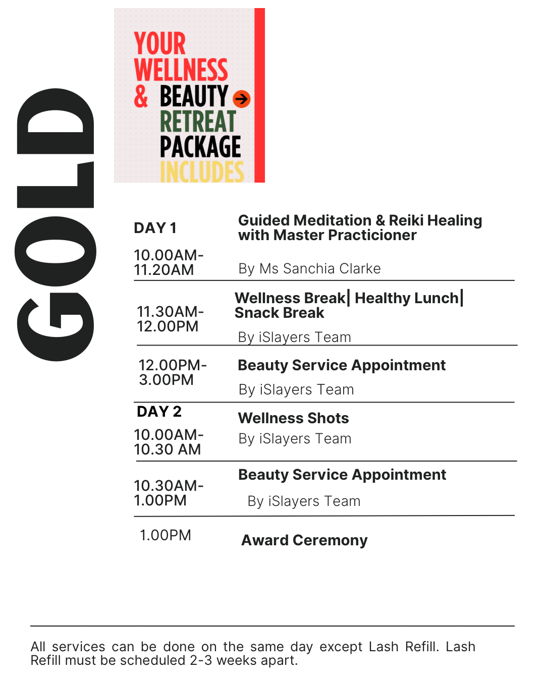 Wellness & Beauty Retreat Packages