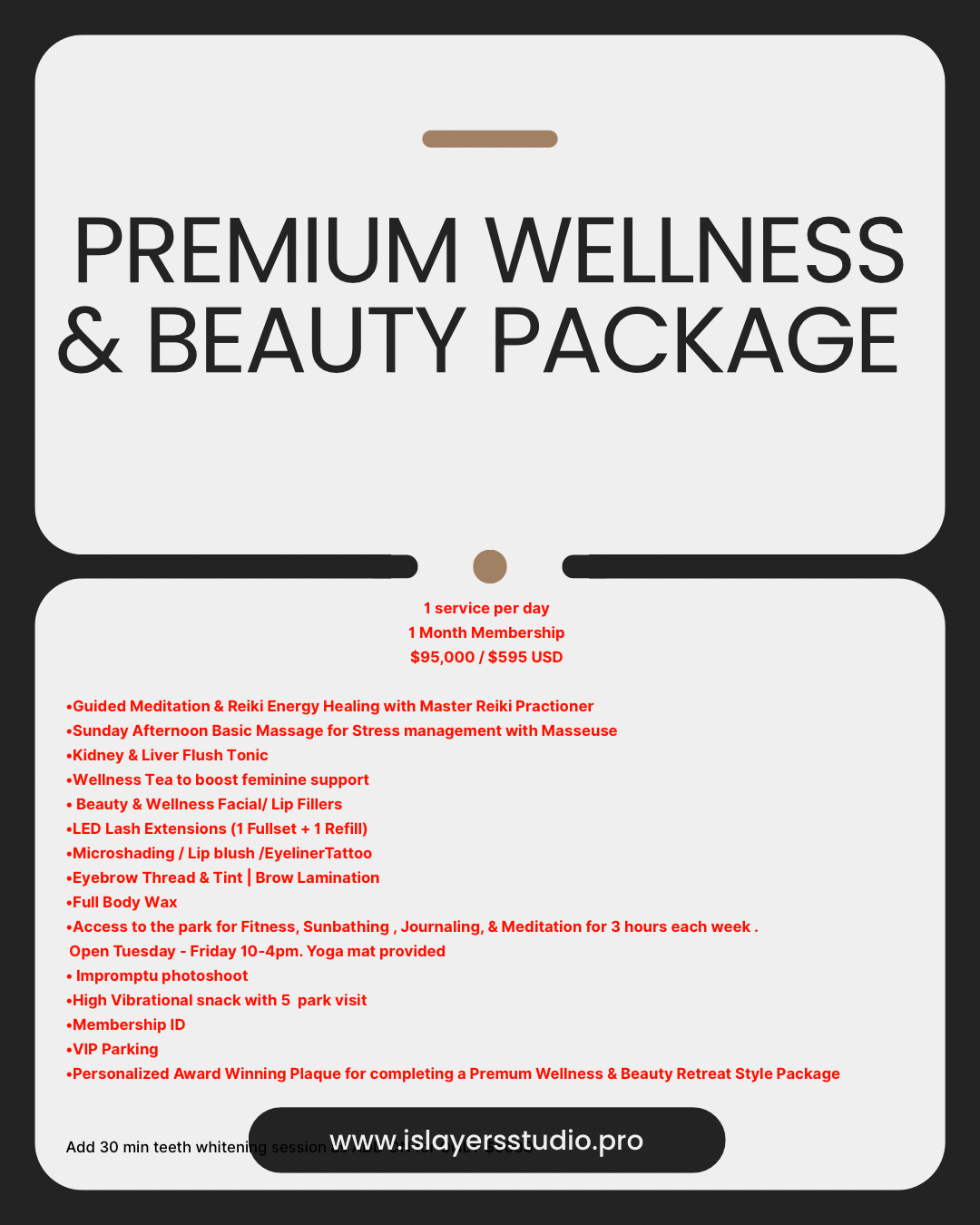 Wellness & Beauty Retreat Packages