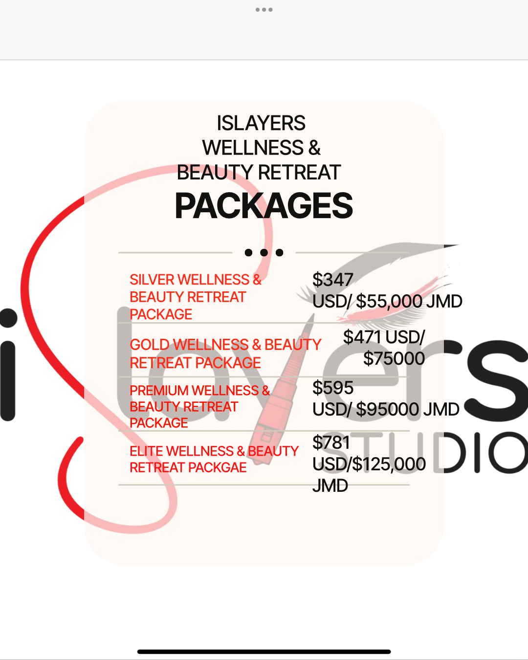 Wellness & Beauty Retreat Packages